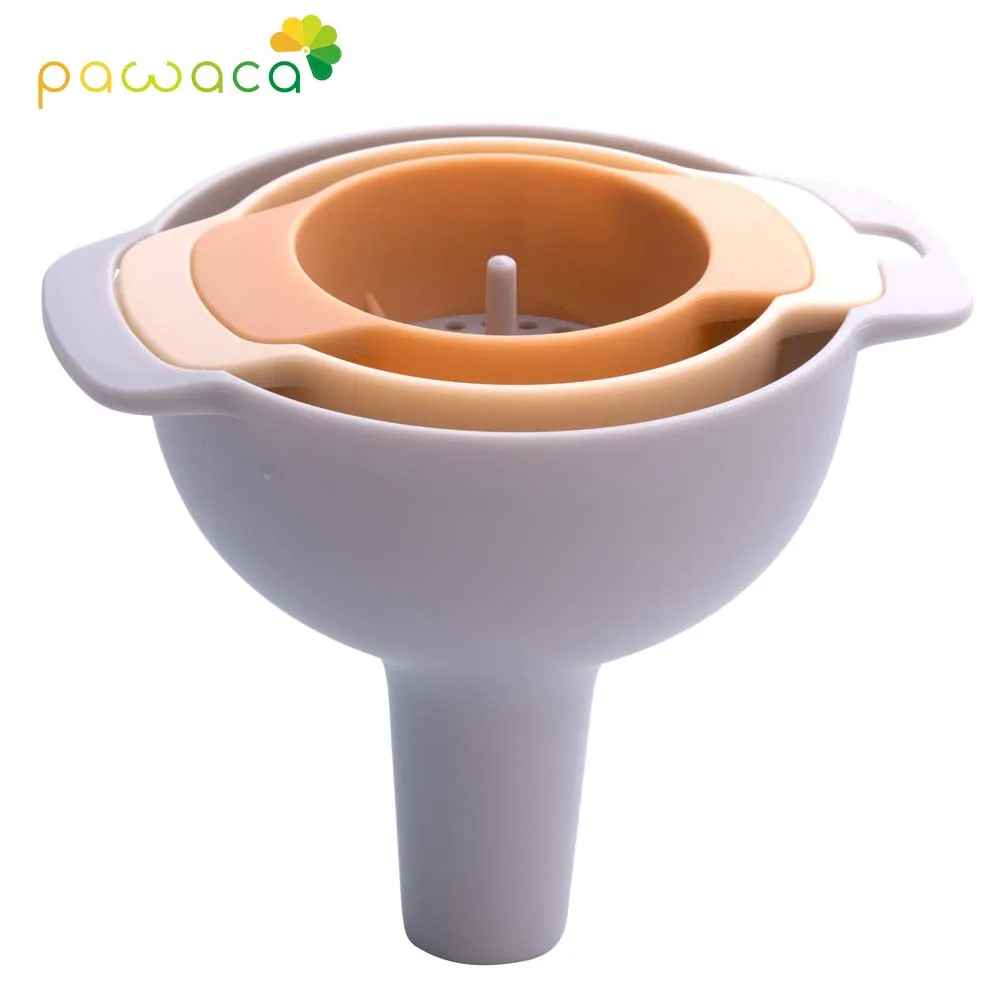 

Plastic Funnel Small Medium Large Variety Liquid Oil Kitchen Set Wide Mouth All Purpose Plastic Funnel Set Kitchen Accessories