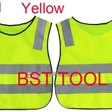 100 шт./партия, высокая видимость, скутер/жилет для велоспорта, детский светоотражающий жилет дорожный жилет