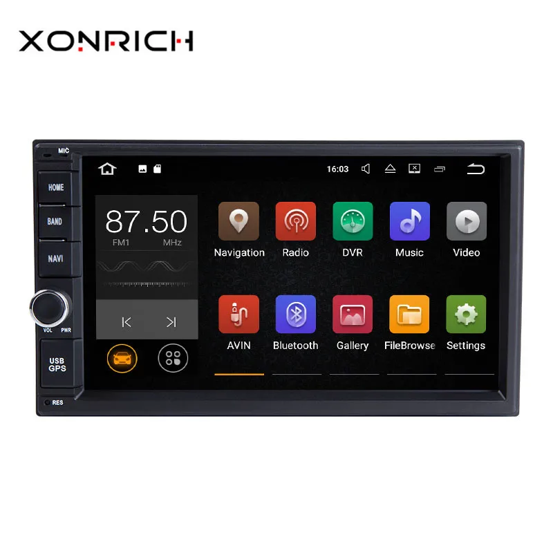 

Xonrich Autoradio 2 din Android 8.1GPS Head Unit For Nissan X-trail Juke Qashqai Multimedia Audio Stereo Tape Recoder Navigation