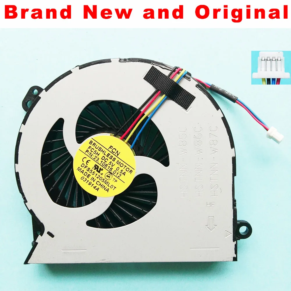

New Original CPU fan for HP 4540 4540S 4545S 4740S laptop cpu cooling fan cooler 683484-001 DFS551205ML0T FC5H 23.10616.012