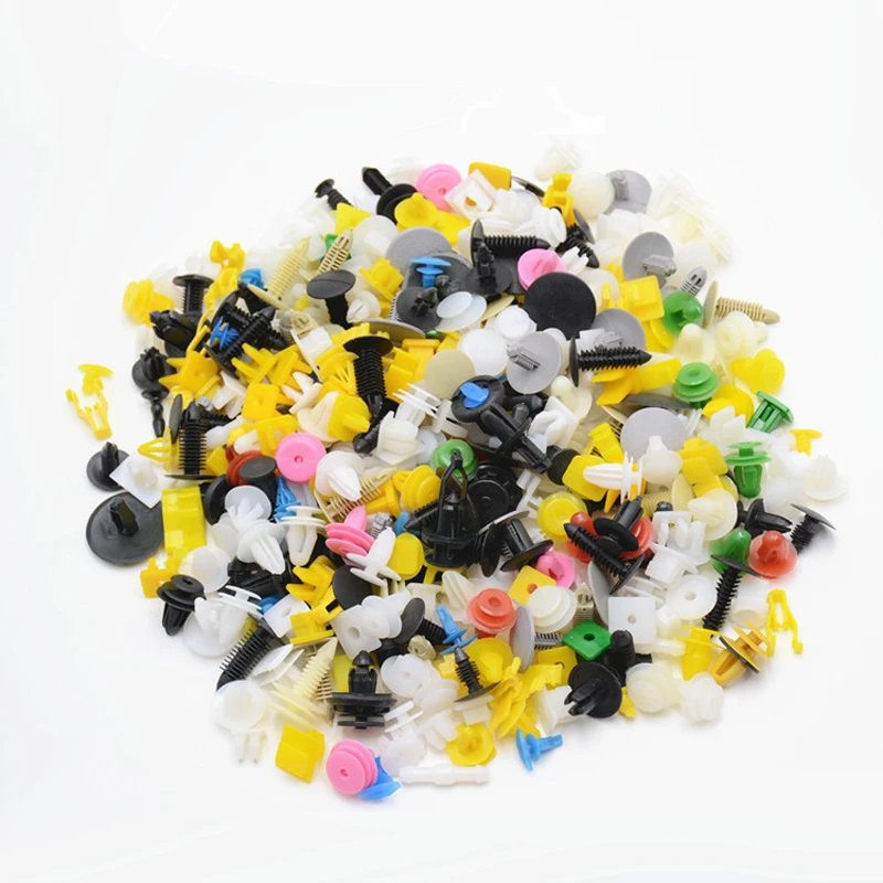 

100 Pcs / set Car Mount Cable Clamp Plastic Clips Auto Fastener Mixed Tie Universal Cable Tidying Car-Styling