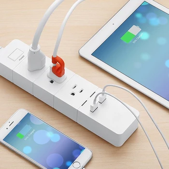 

Smart Electrical Socket Strip 3 AC Outlets 2 USB Smart Power Sockets Plug Board WiFi Wireless Phone APP Remote Control for Alexa
