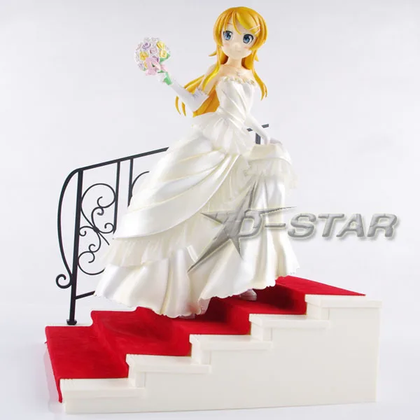 

EMS Shipping 8" Ore No Imouto My Little Sister Can't Be This Cute Kousaka Kirino Wedding Ver. Boxed PVC Action Figure Toy Gift
