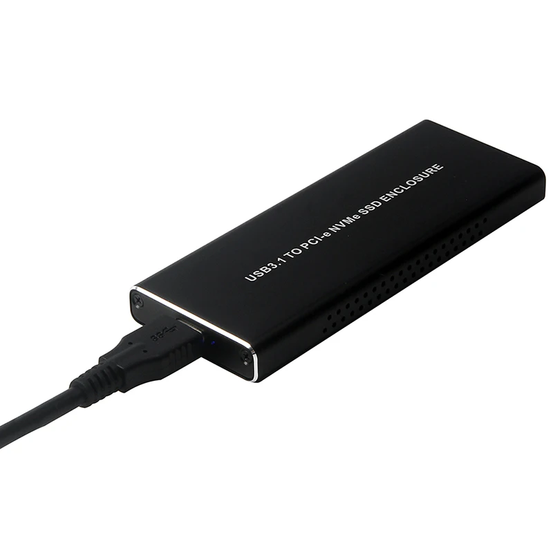  M schlüssel M.2 SSD Tragbare Mobile Box USB 3.1 zu NVMe M2 slot HDD gehäuse für Intel 760 P 960 EVO