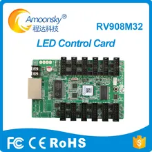 Linsn rv908 linsn receptor de cartão de controle led receber cartão rv908m32 trabalho com 1/32 varredura display led cartão de recepção