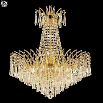 

gold Chandeliers Continental minimalist upscale hotel lobby customized vintage chandelier 60cm W x 60cm H