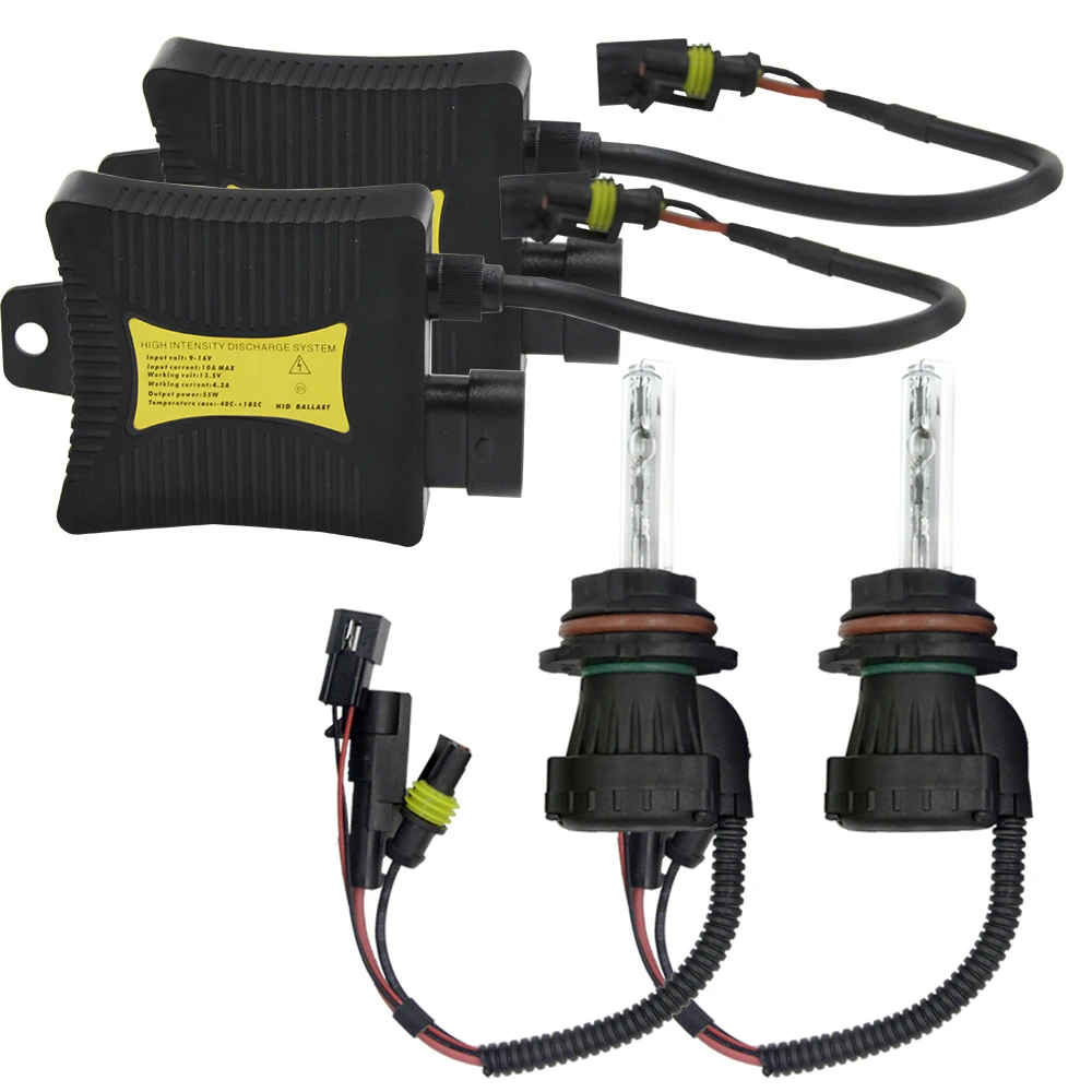 

LOAUT HID DC Replacement Headlight 9007 12V Fog Light Automobile Hi/Lo Beam 3000K-12000K Running Light