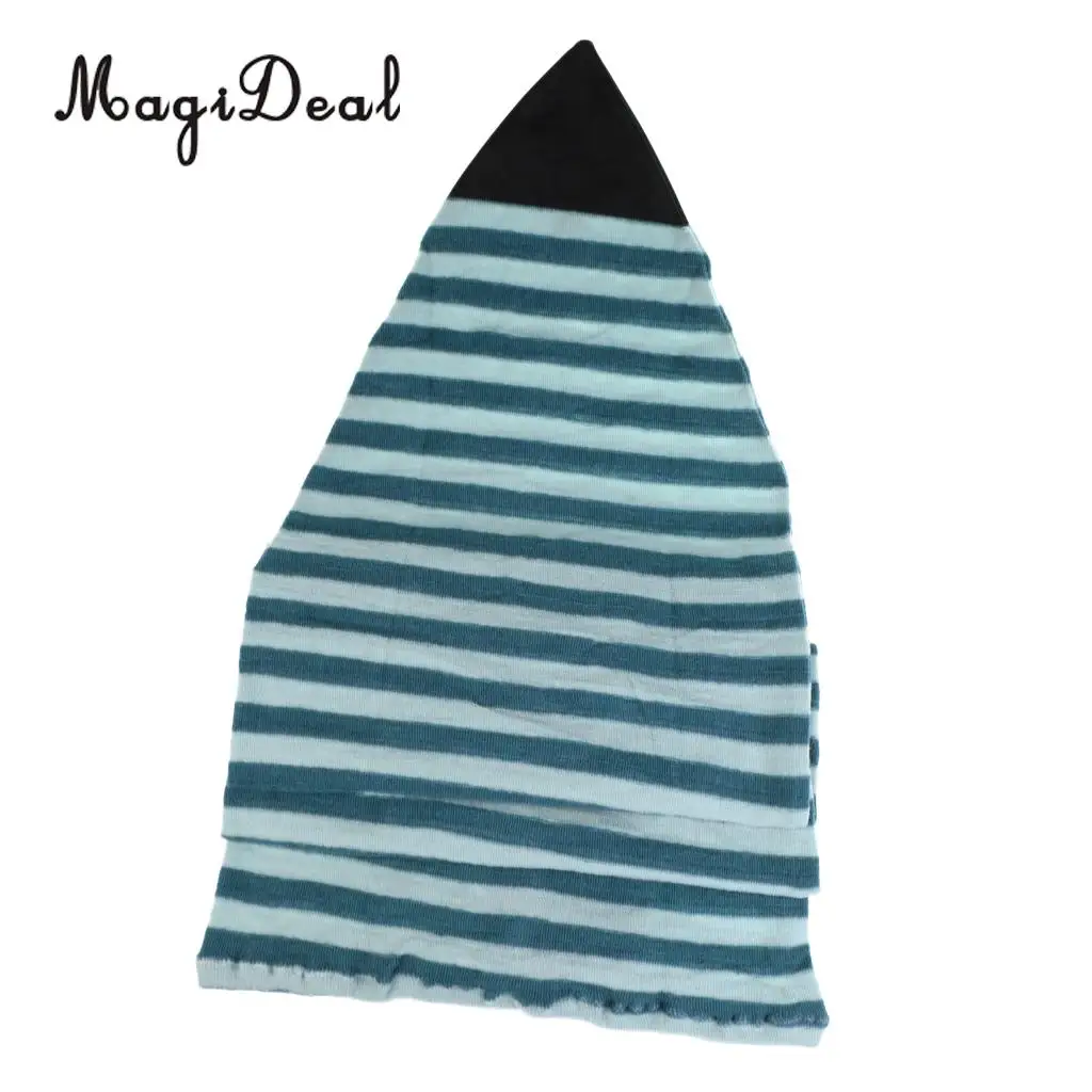 MagiDeal Surfboard Stretch Sock Bag Protector Travel Case, 3 Traction Pad Bar Grip