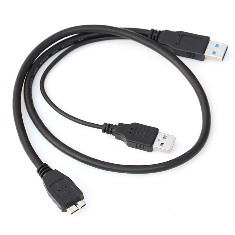 0.6M Micro USB B to USB3.0 Data Sync Charging Short Cable with Extra