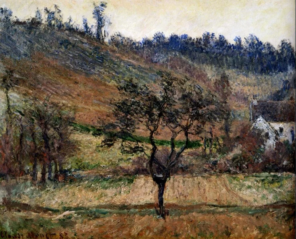 

High quality Oil painting Canvas Reproductions The Valley Of Falaise (1883) By Claude Monet hand painted