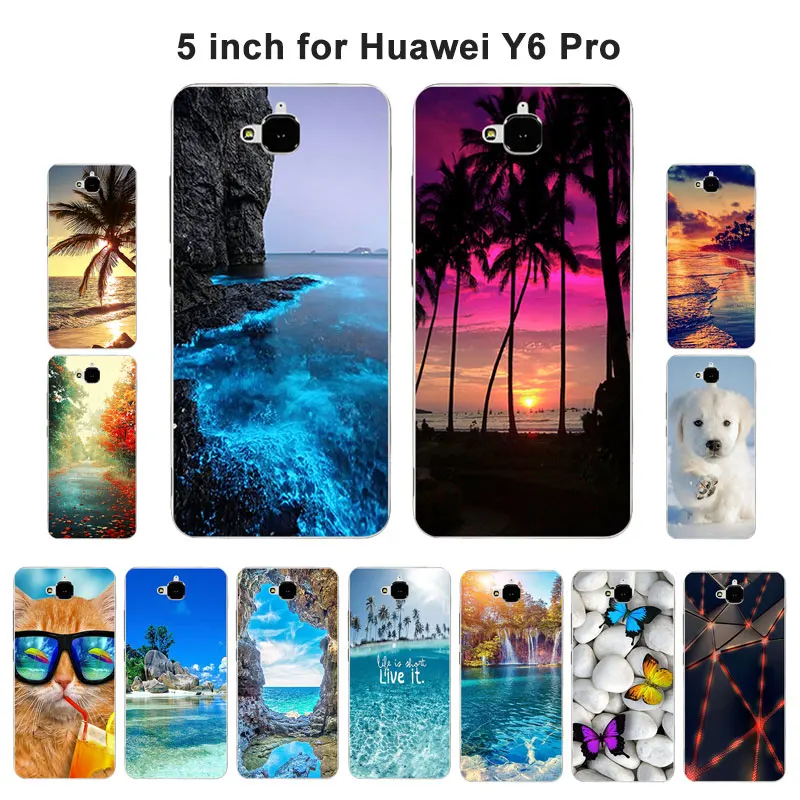 Чехлы для Huawei Y6 Pro чехол Honor 4C Enjoy 5 Holly 2 Plus 0 дюйма | Мобильные телефоны и аксессуары