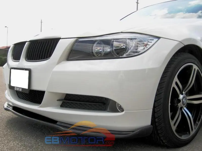 HAM style front lip spoiler for BMW E90 325 328 3-Series 4door Sedan 2005-2008 Pre-LCI model