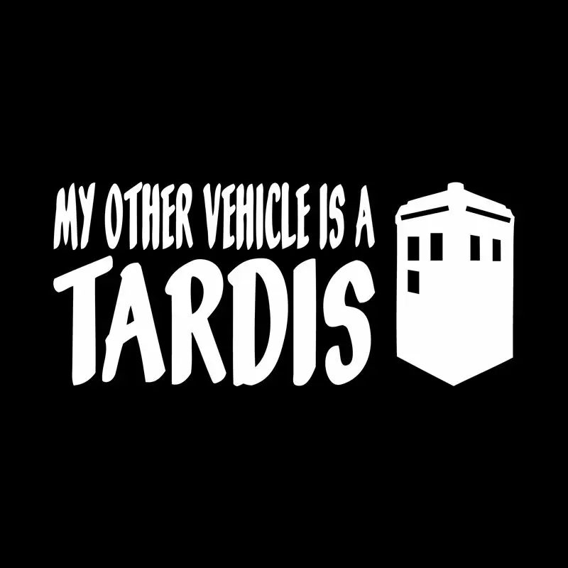 Мой другой автомобиль это фотография автомобильная с TARDIS|stickers transformers|window squeegeewindow
