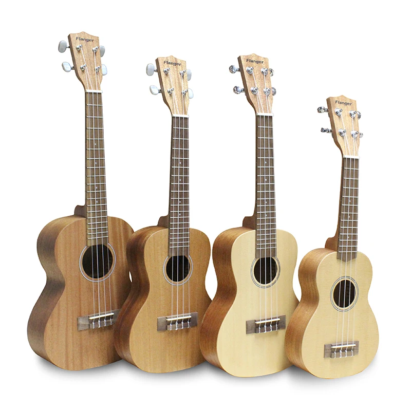 Guitar 21 inch Wood Ukulele Uke Sapele Rosewood 4 Strings Hawaiian Musical Instruments For Beginners FU-80S/80C | Спорт и