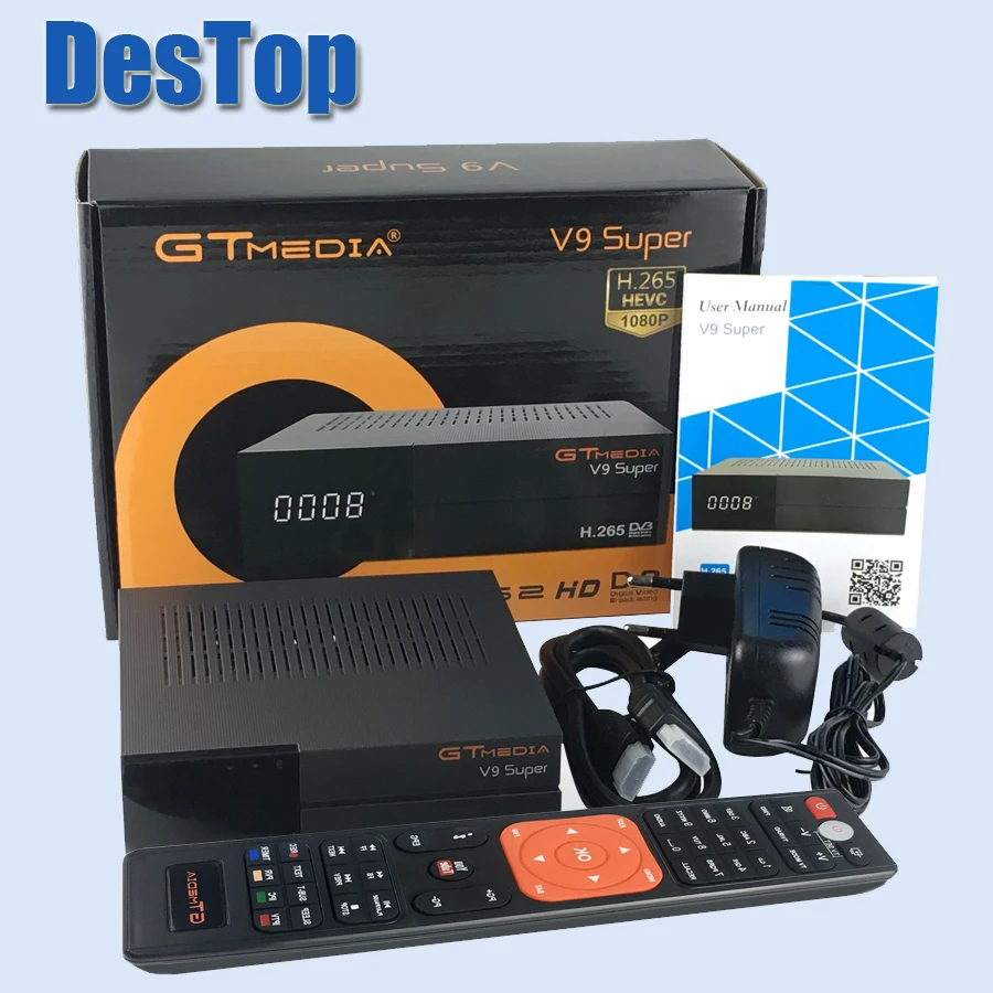 3 шт./лот Gtmedia V9 супер DVB S2 цифра спутниковый телевизионный ресивер встроенная
