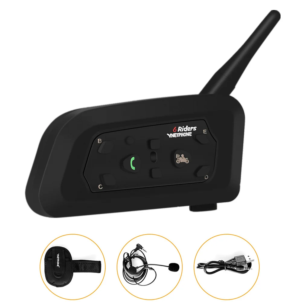 Гарнитура рефери VNETPHONE V6C 2 6 Группа Bluetooth общение между футболом гандбол Футбол