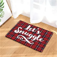 Рождественский коврик для дома, нескользящий коврик для двери, коврик для зала, кухни, ванной комнаты, декоративный стул, покрытие для спальни, коврик из искусственного материала