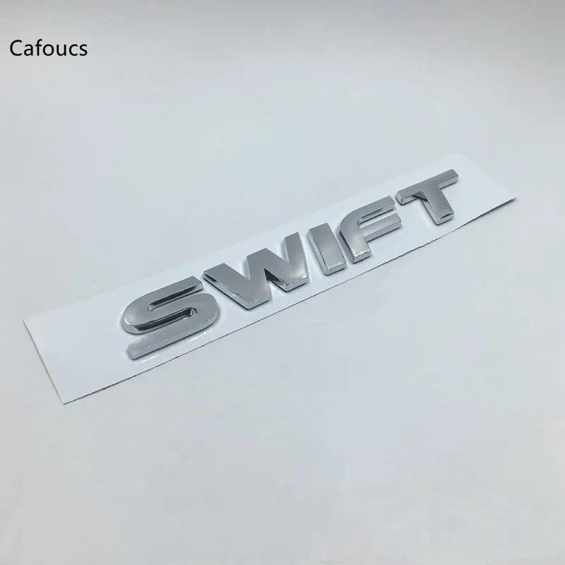 Cafoucs для Suzuki Swift аксессуары Автомобильная наклейка на багажник буквы наклейка с именной табличкой авто хвост эмблемы