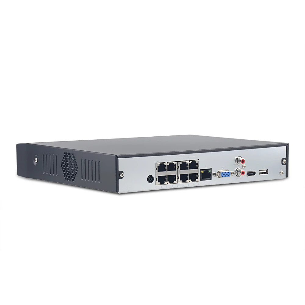 Dahua NVR POE NVR4108HS-8P-4KS2 NVR4116HS-8P-4KS2 8CH 16CH Compact 1U 8PoE 4K H.265 Lite сетевой видеорегистратор onvif с логотипом