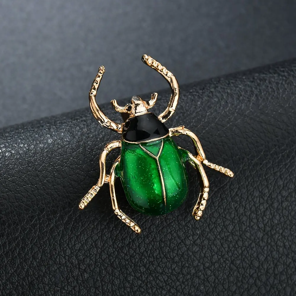 

Terreau Kathy Fashion Gold Alloy Brooch for Men Cockroach Broaches Retro Insect Brooches Beetles Beetle Brooch Pin Accessories