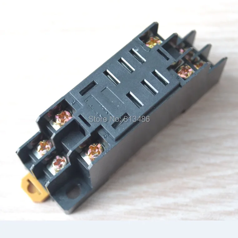 PTF08A DIN rail mounting Relay socket for LY2 LY2N LY2NJin Relays from