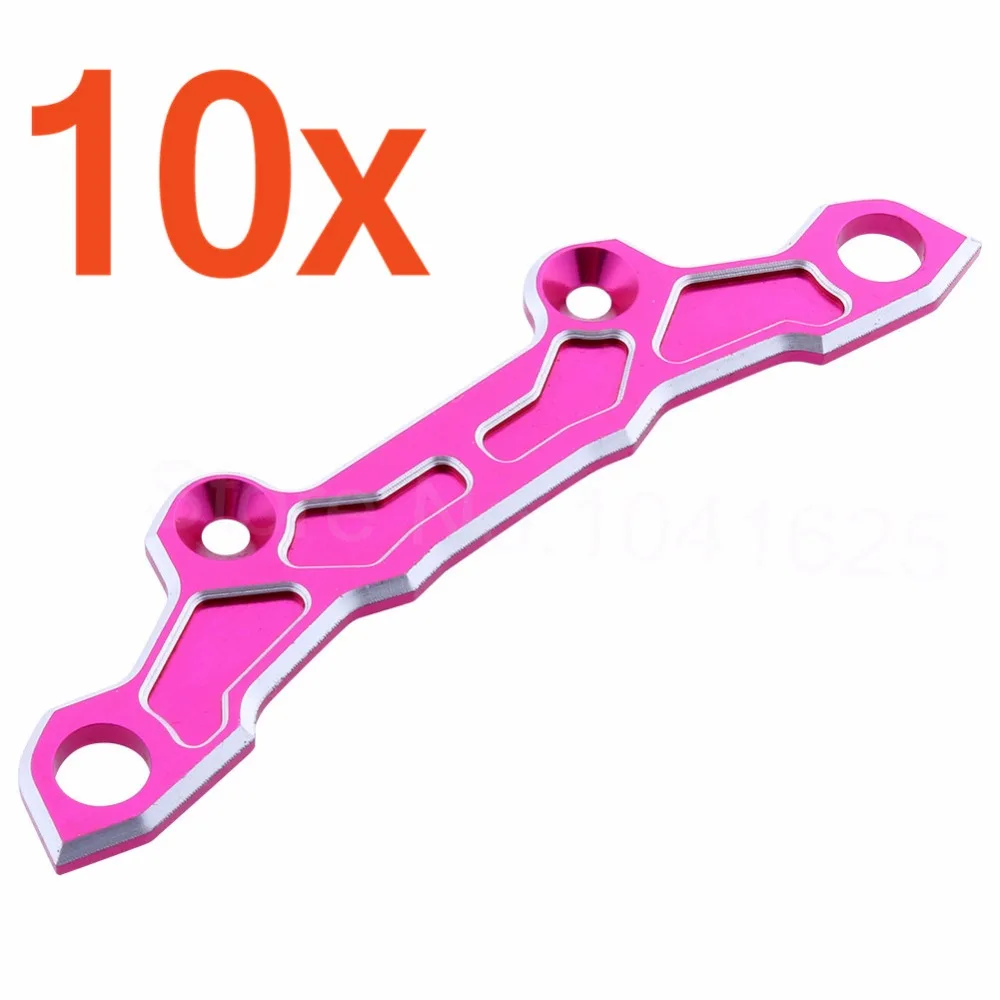 10-Pack Aluminum Upper Bumper For 3Racing Sakura D4 AWD RWD Electric 1/10 RC Drift Car Hop-Up OP Parts #SAK-D4823