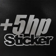 5 HP HORESPOWER FUNNY WINDOW font b STICKER b font VINYL DECAL JDM DOPE FRESH DRIFT