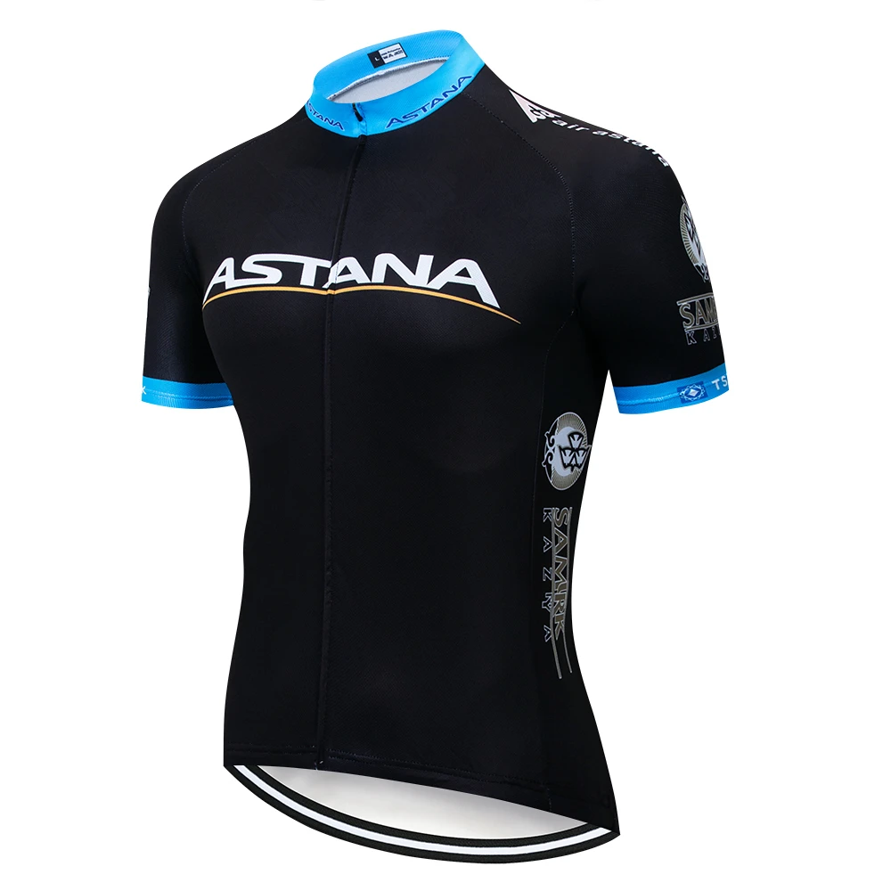 Новинка черная Команда Астана pro велосипедная майка 9D гелевая Подушка велосипедные шорты Мужская одежда для велоспорта Одежда для велоспорта - Цвет: 10