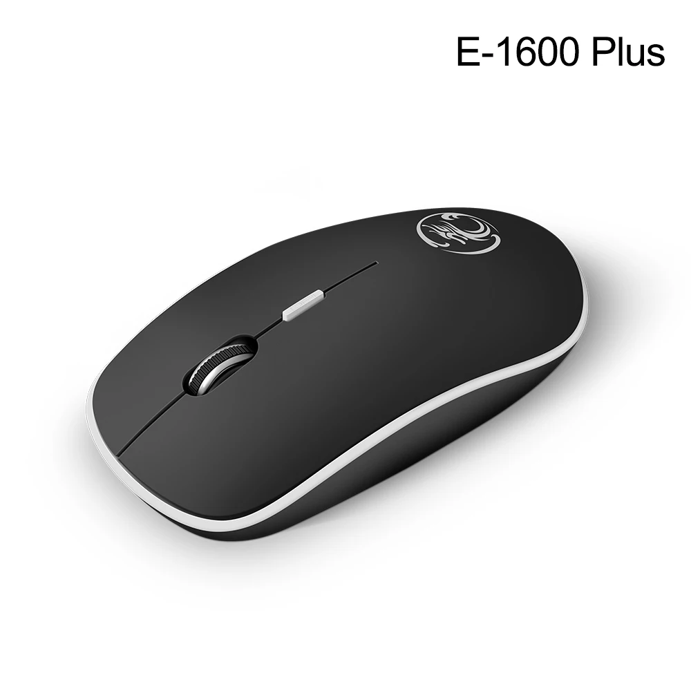 Imice Wireless Mouse Wireless Computer Mouse Ergonomic PC Mice Silent Mini Mause 2.4GHz USB Optical Mouse 1600DPI For Laptop - Цвет: Black