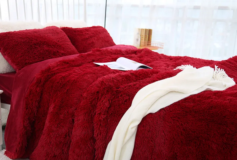 Постельные принадлежности Двухслойное мягкое одеяло/длинное плюшевое одеяло мягкое покрывало для дивана зимнее теплое постельное белье легко мыть искусственное меховое одеяло