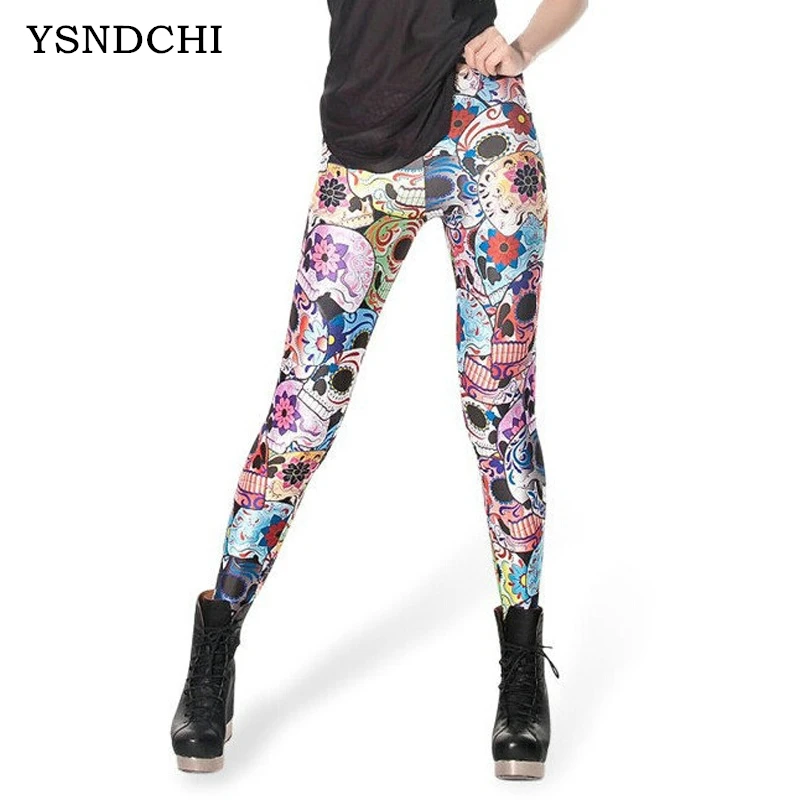 

Fashion Autumn Leggings For Women Halloween Female Leguin Galaxy 3D Digital Print Milk Plus Size Brand Plus Size Leggins K146