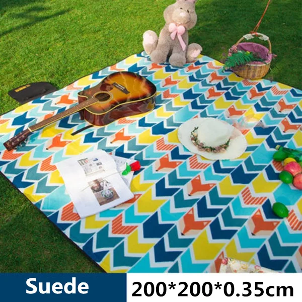 2 м* 2 м коврики для пикника на открытом воздухе для пляжного пикника детские коврики для отдыха на природе влагостойкое одеяло дорожные маты - Цвет: 3