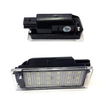 

2PCS Car LED License Plate Light SMD 3528 for Renault Megane 2 Clio Laguna 2 Megane 3 Twingo Master Velsatis
