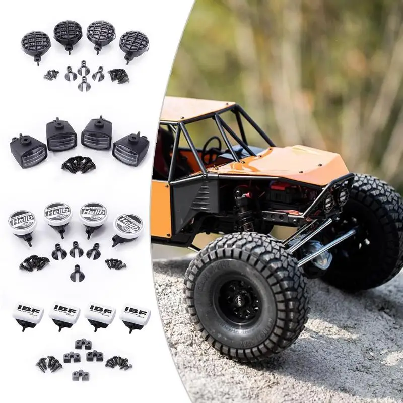 4 шт. RC автомобильный светодиодный светильник абажур для 1:10 Tamiya HSP Toy Axial|Детали и