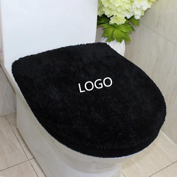 2PCS/set NEW super soft thicken carpet toilet seat cover bathroom mat