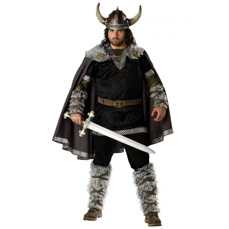 Хэллоуин Мужская Викинги Vikingar нарядное платье Делюкс исторический варварский