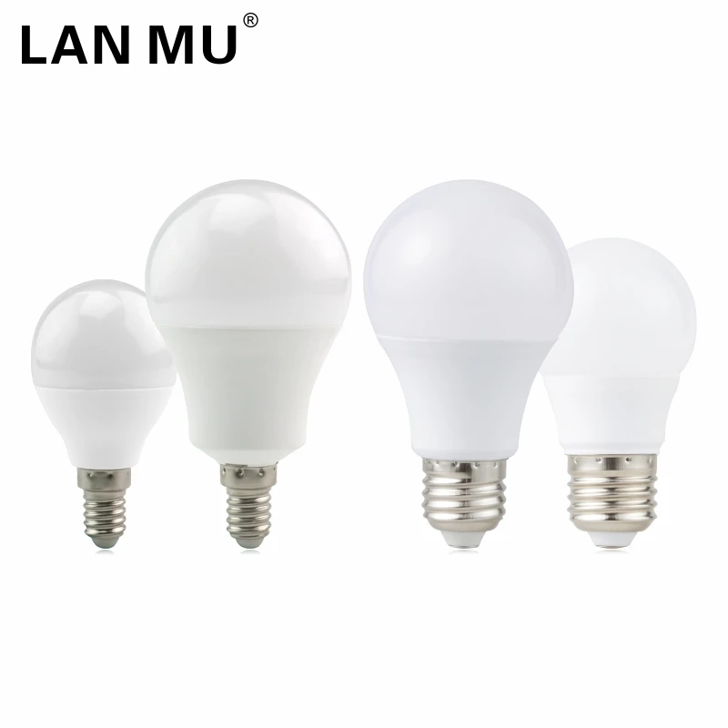 

LED Lamp Bulb E27 E14 3W 5W 7W 9W 12W 15W Lampada LED Bulb AC 220V 230V 240V Light Bulb High Brightness LED Bombilla Spotlight