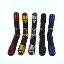 Высокое качество CNC moto rbike hanldebar конец для honda suzuki yamaha мотоциклетная рукоятка с бар конец наклейка Универсальный Мото Аксессуары