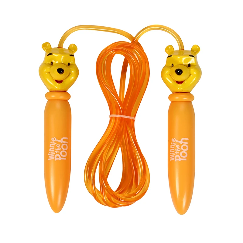 DISNEY Mickey Cartoon Kids 9 Feet Jump Ropes Plastic Handle Sport Bodybuilding Skipping Ropes Corda De Pular Gym Equipment girl (3)