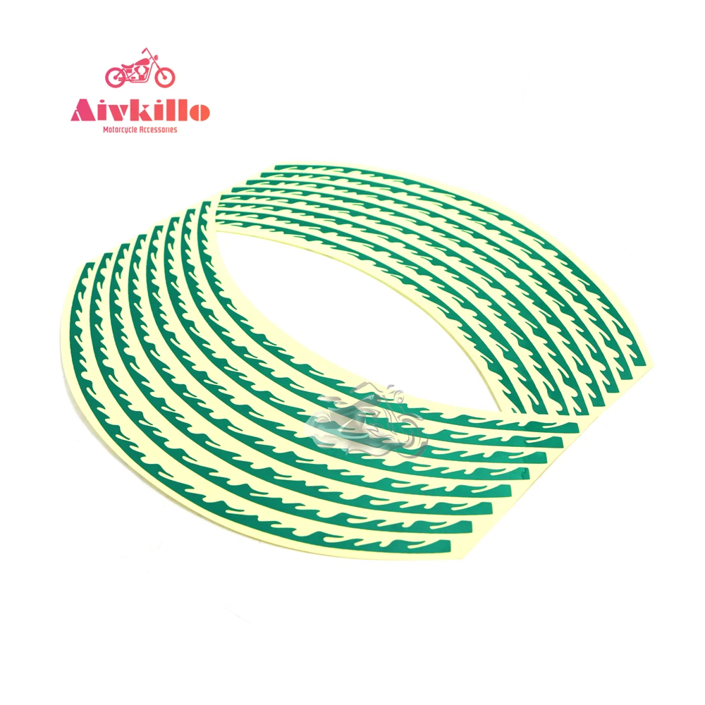 Car Motorcycle Wheel Rim Tape Stickers Vinyl Decals Fit For Honda Kawasaki Suzuki Yamaha Ducati BMW
