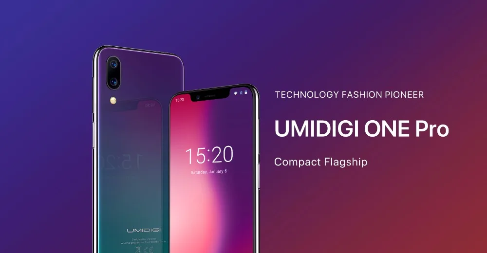 UMIDIGI One Pro Android 8,1 4 Гб+ 64 Гб Helio P23 Восьмиядерный беспроводной заряд 5,9" полный дисплей 12 МП 5 Мп двойная камера NFC 4G смартфон