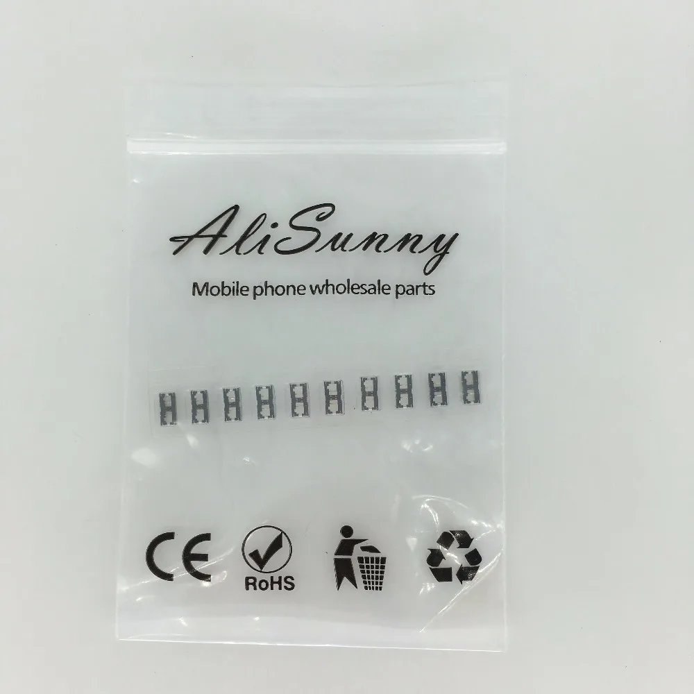 AliSunny 20pcs Аккумулятор FPC для iPhone 6 6S 7 Plus разъем порт на плате зажим разъем гибкий кабель запасные части