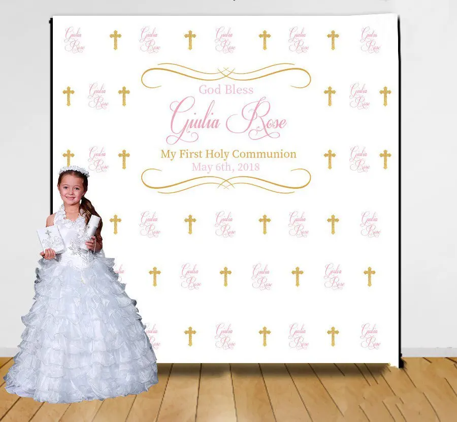 

custom baby first birthday communion repeat photo backdrop High quality Computer print party photography studio background