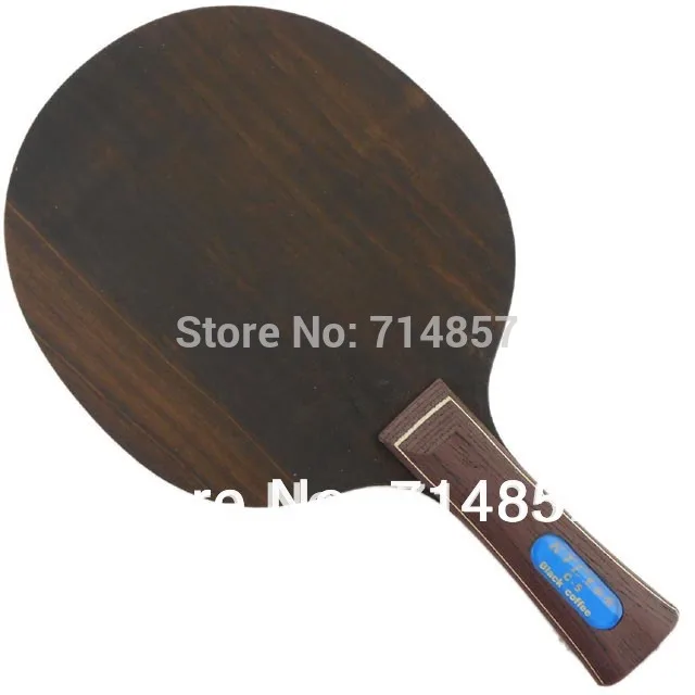 

Original KTL Ebony 5 Loop C-5 Black coffee Table Tennis / Ping Pong Blade, Shakehand Longshakehand FL