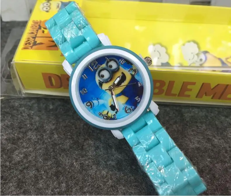 Мультфильм детей, мальчиков и студентов Водонепроницаемый часы с искусственная керамика Ремни - Цвет: with box