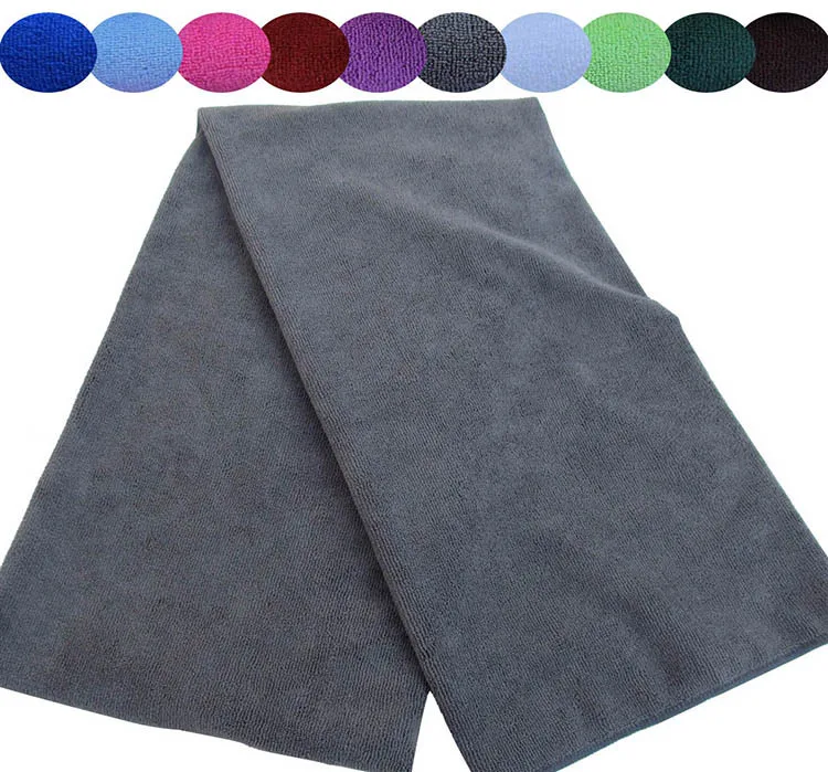 Sunland 40,7 см x 81,3 см микрофибра путешествия полотенце для туризма Спорт Тренажерный зал лицо полотенце s ультравпитывающее - Цвет: dark gray