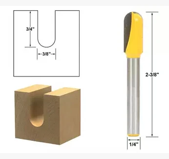 

SHK-1/4 Woodworking tools deep round bottom knife extended round bottom linear knife
