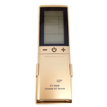 

New Fit For Qunda GREE LG CHUNLAN KT-N898 Gold Air Conditioner A/C Remote Control 2000 In 1 LCD Controller Expert