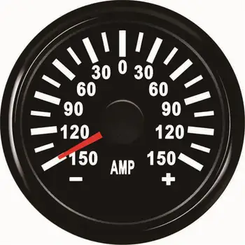 

Pack of 1 Auto Pointer Type Amp Gauges 52mm Ammeters 0-150A Car Amperemeters Lcd Ampere Meters Red Backlight with Sensor