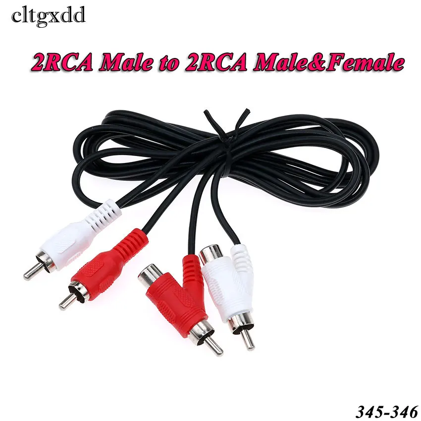 cltgxdd 2RCA to Audio Cable Male Male&ampFemale Video AUX Extended AV Cord For VCD DVD HDTV Speaker Phone Plugs | Компьютеры и офис